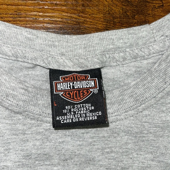 ☀️Sale☀️ Harley Davidson Vintage 2004 gray t shirt size Large - Picture 5 of 7